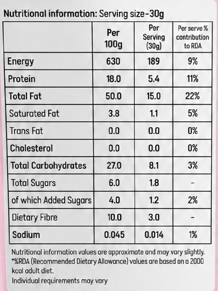 Rose Petal Almonds (180 g)