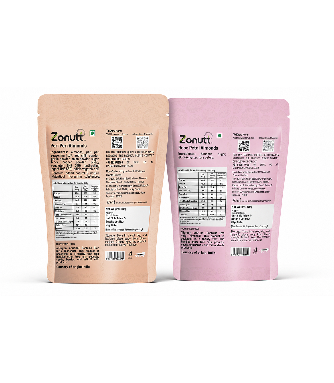 The Sweet & Spice Almond Duet (180g x 2)