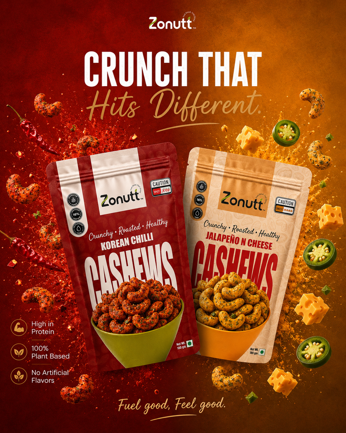 The Kore-iano Cashew Duet (180g x 2)
