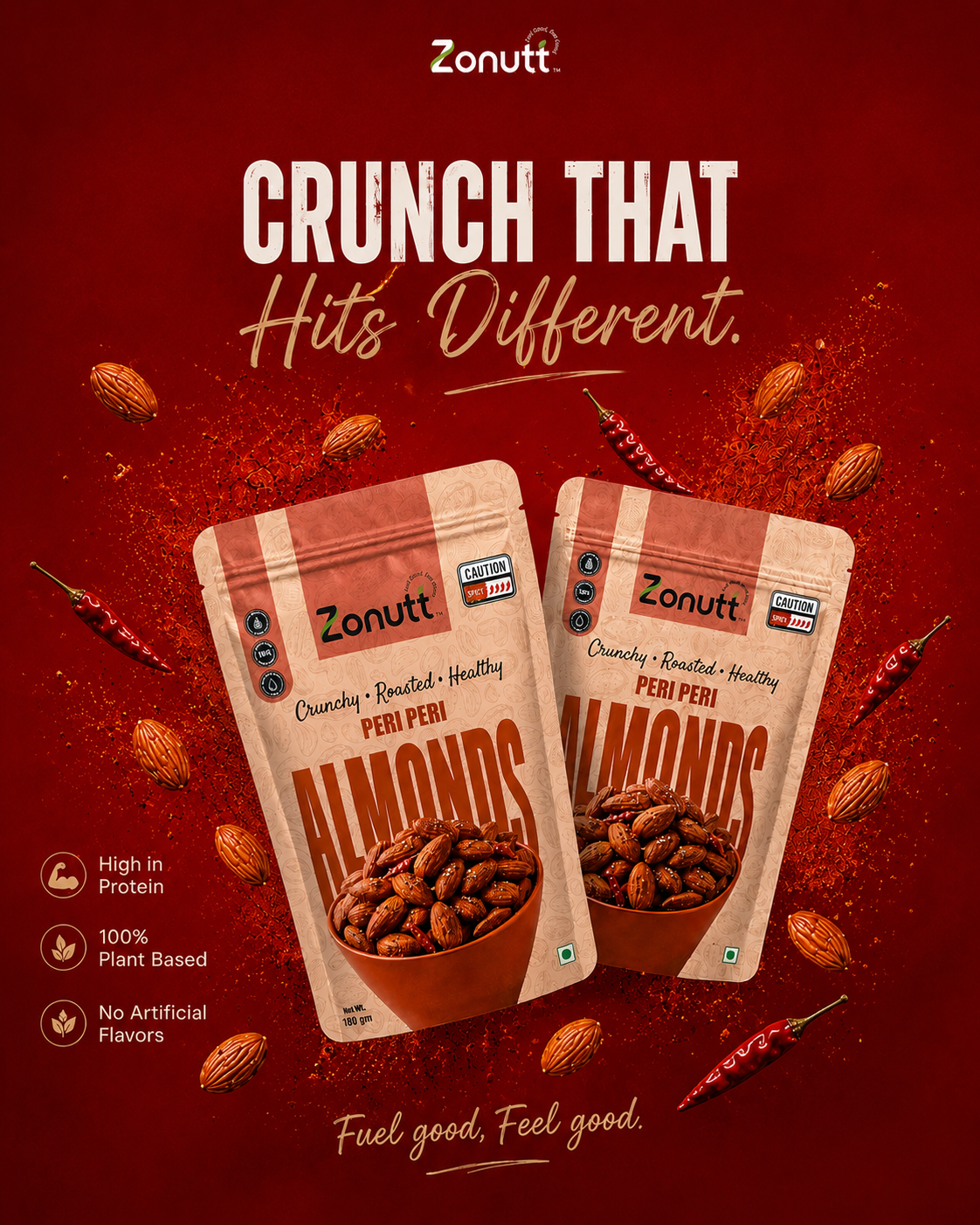 The Fiery Almond Twin Pack (180g x 2)