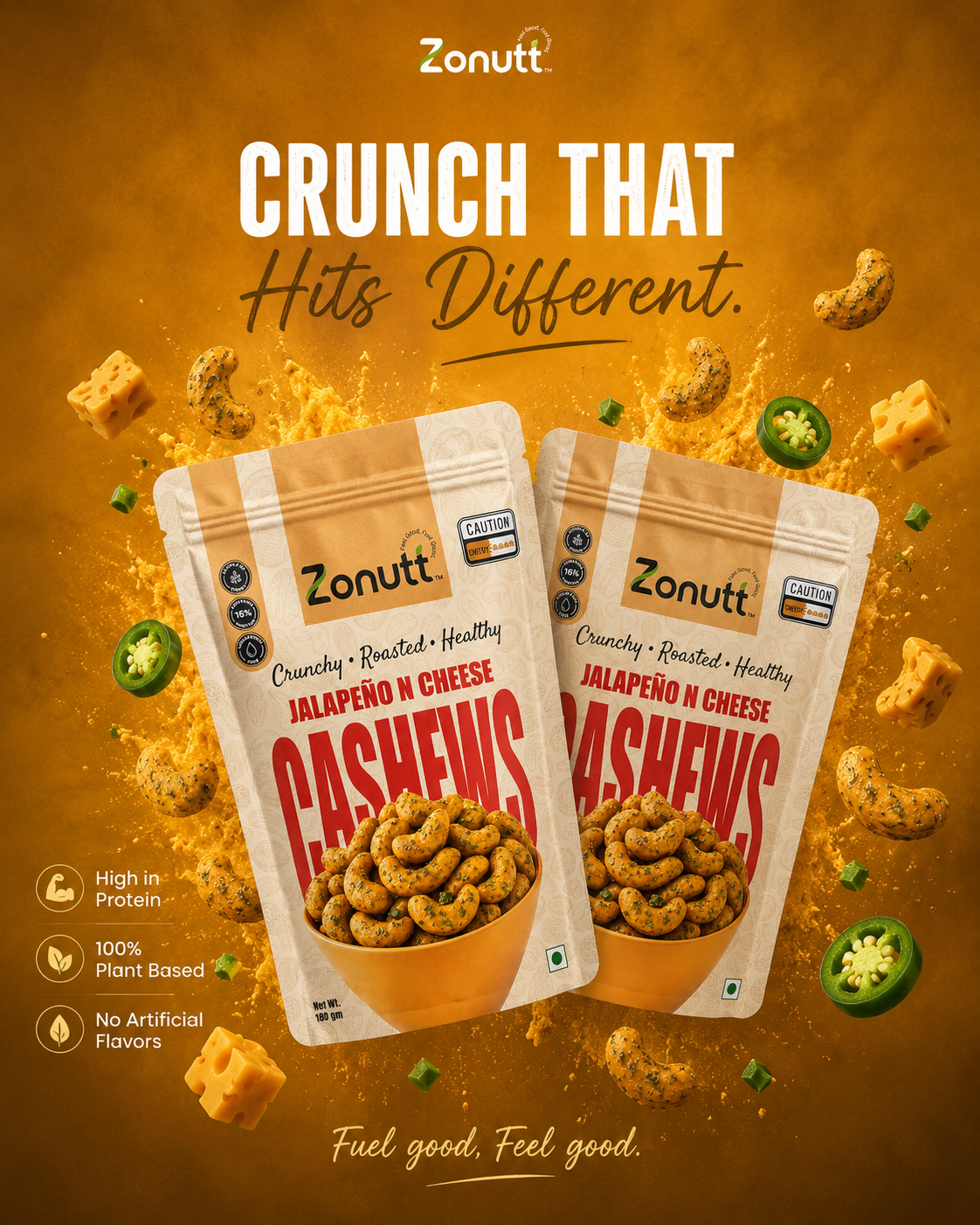 The Savory Cashew Twin Pack (180g x 2)
