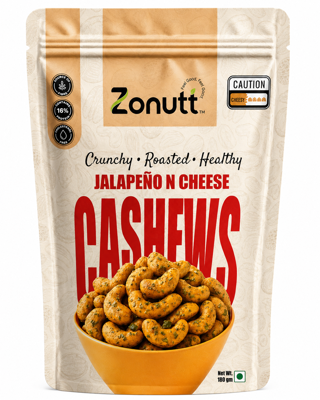 Jalapeño 'n' Cheese Cashews (180 g)