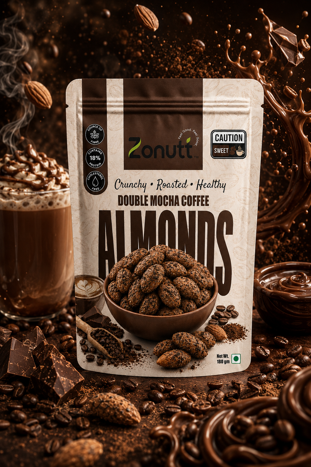 Double Mocha Coffee Almonds