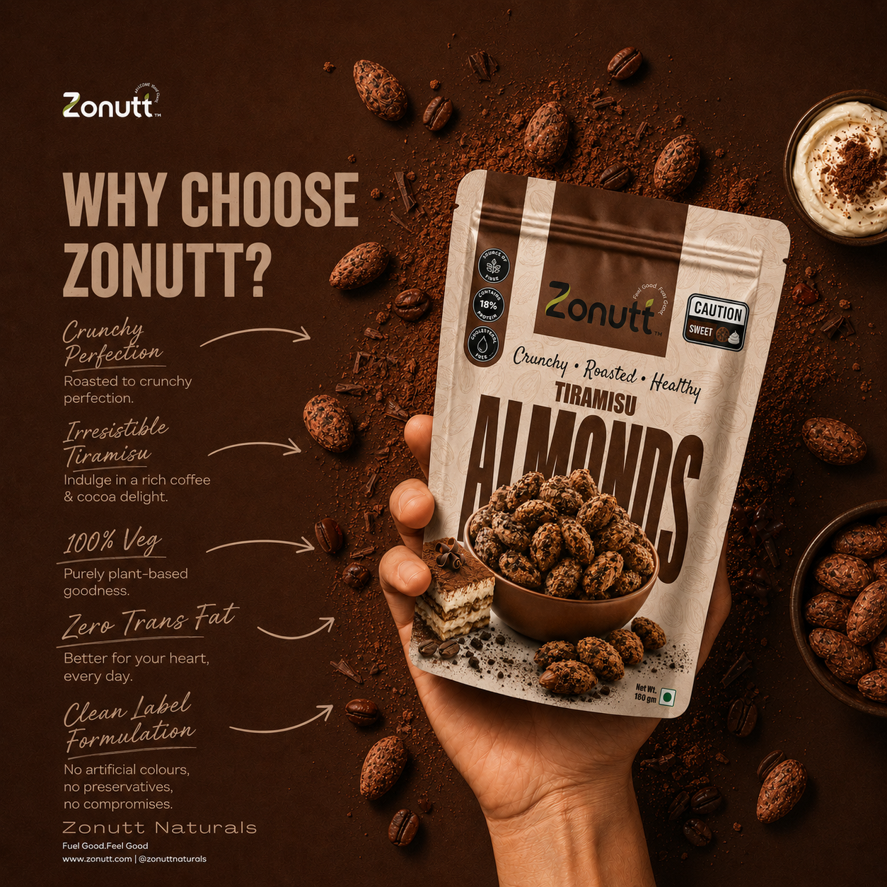 Tiramisu Almonds
