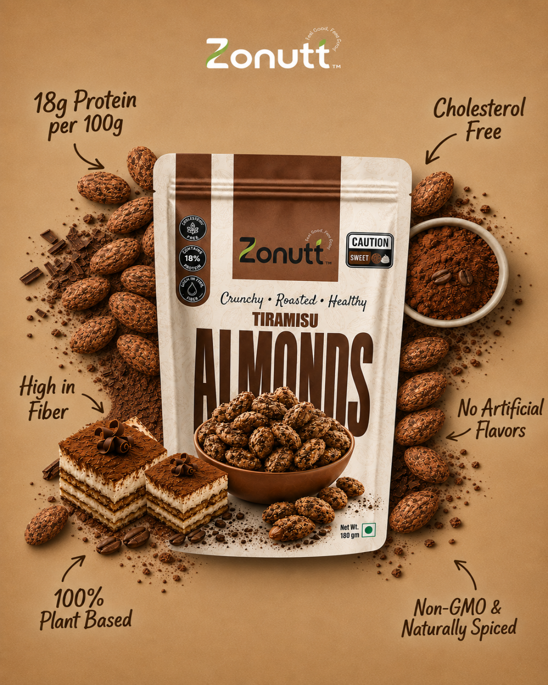 Tiramisu Almonds