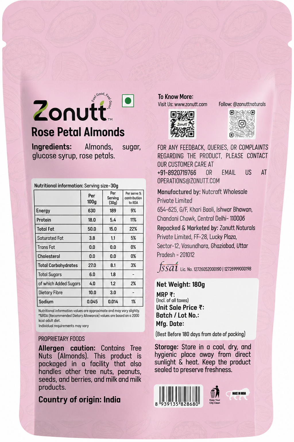 The Royal Almond Twin Pack (180g x 2)