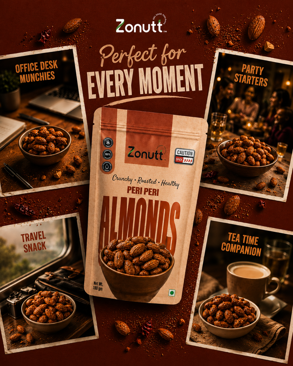 The Fiery Almond Twin Pack (180g x 2)